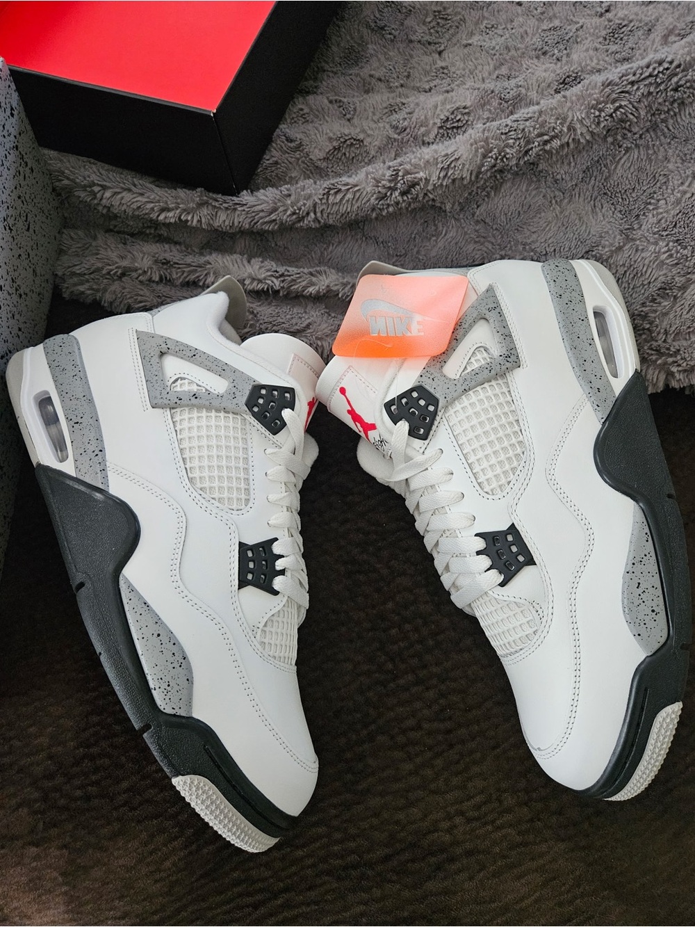 Air Jordan 4 Retro White Cement - OBO!!!